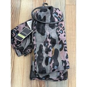 NWT West Loop Animal Print Jacquard Scarf